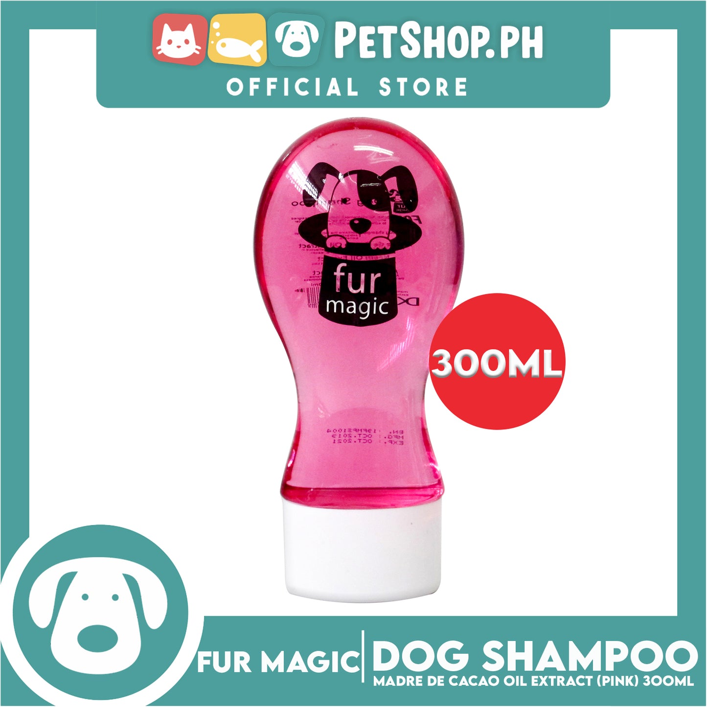 Fur magic with Fast Acting Stemcell Technology (Pink) 300ml Dog Shampoo