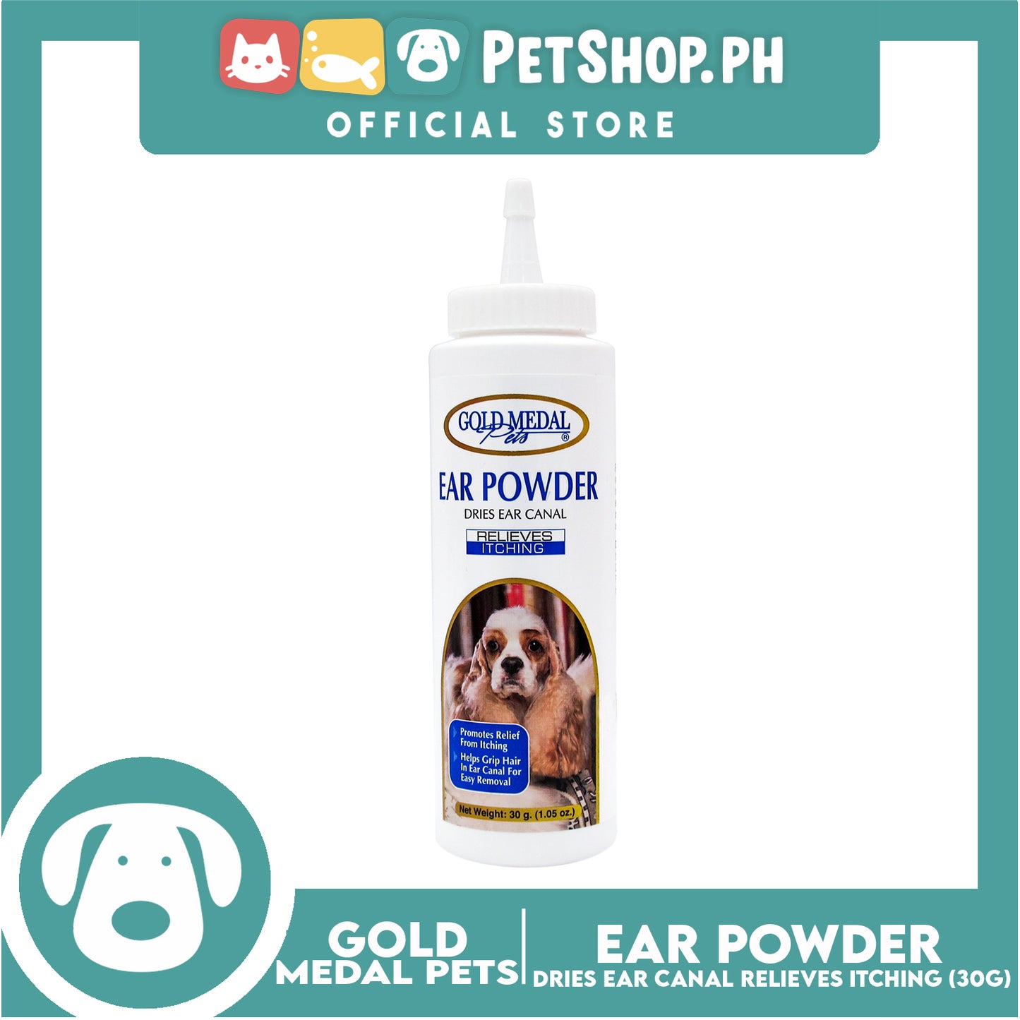 Golden Medal Pets Ear Powder 30g