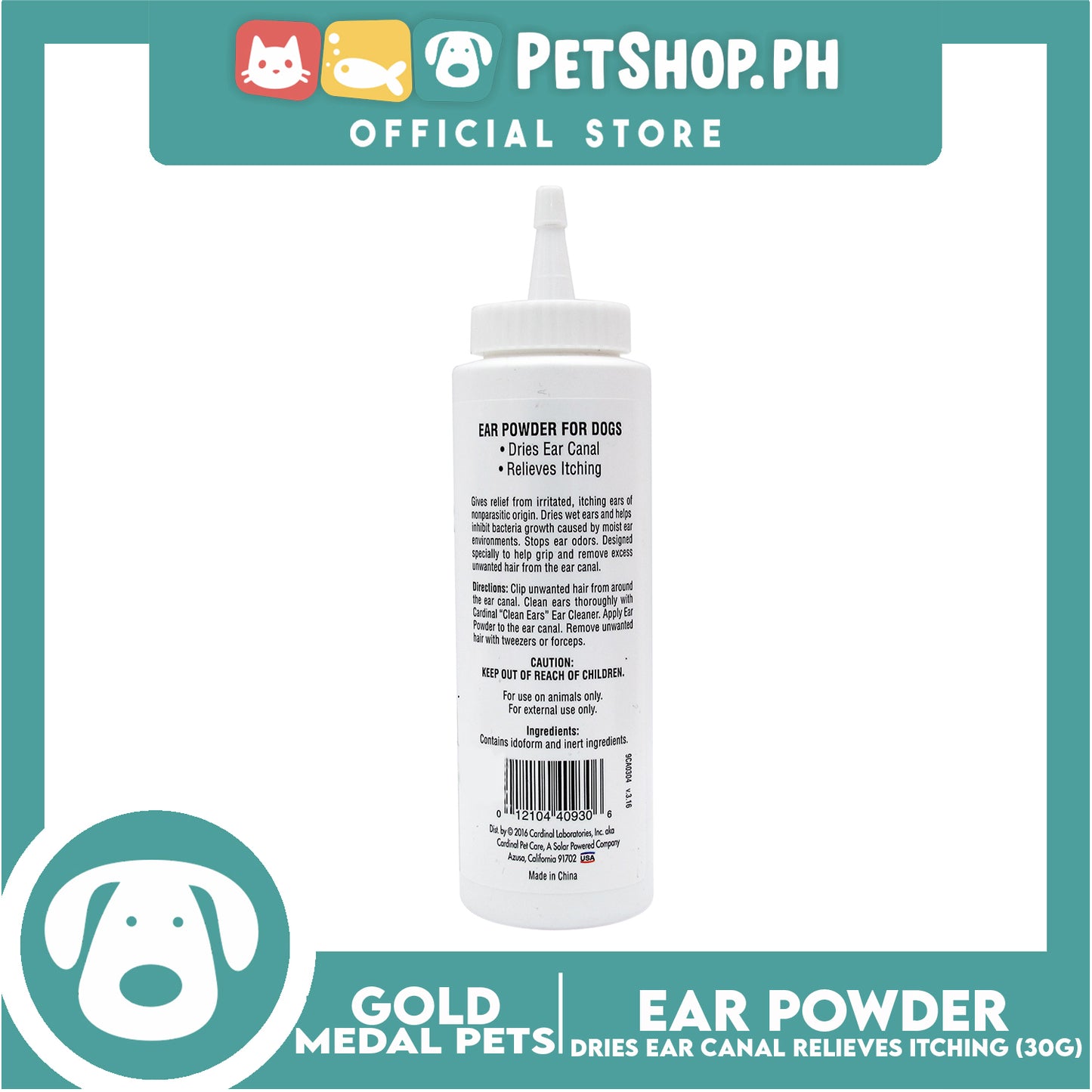 Golden Medal Pets Ear Powder 30g