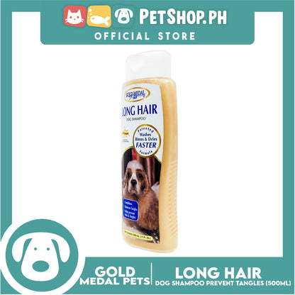 Gold Medal Pets Long Hair Dog Shampoo 17oz Helps Removes Tangles