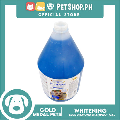 Gold Medal Pets Whitening Blue Diamond Shampoo 1 Gallon For Cats and Dogs