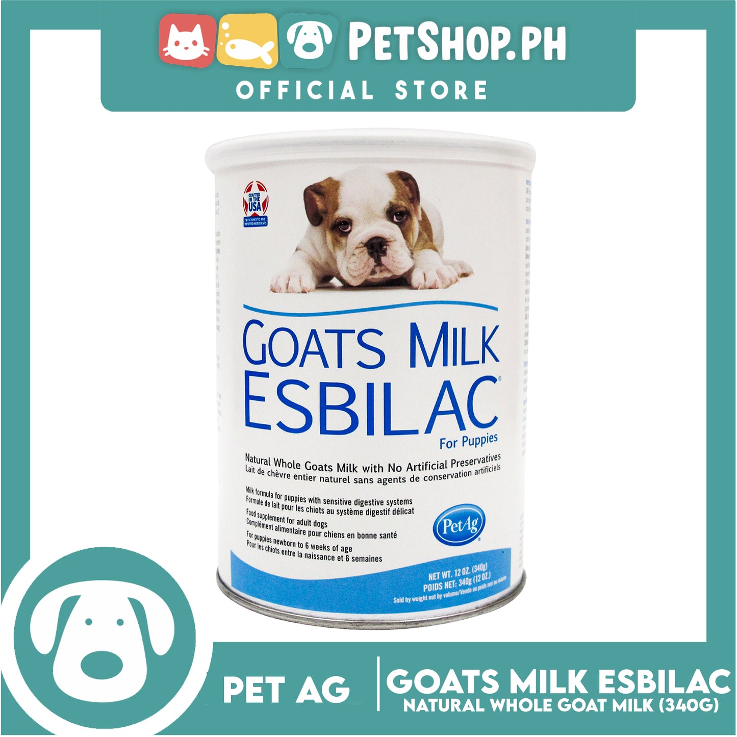 Pet Ag Goat's Milk Esbilac 12oz