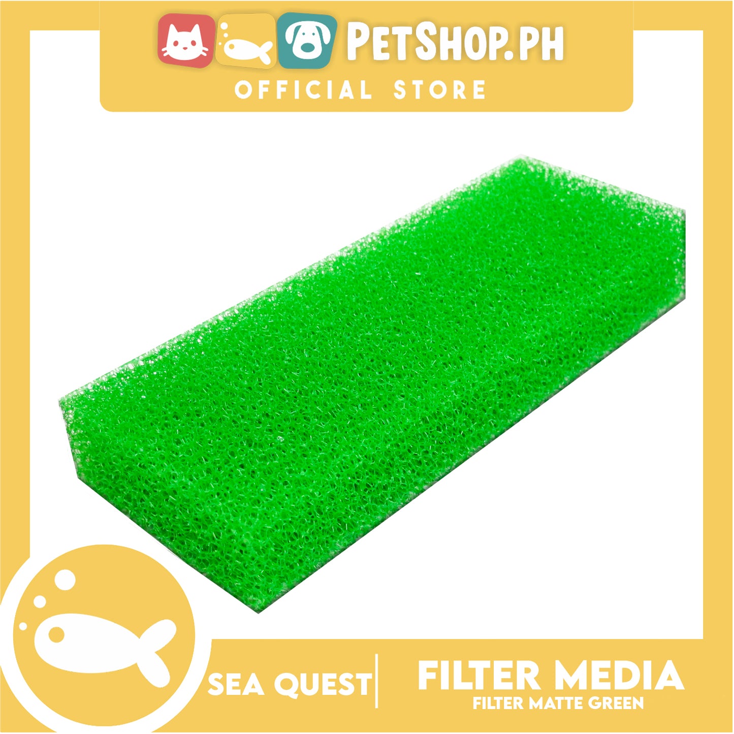Sea Quest Filter Media Biological Filter Matte Green