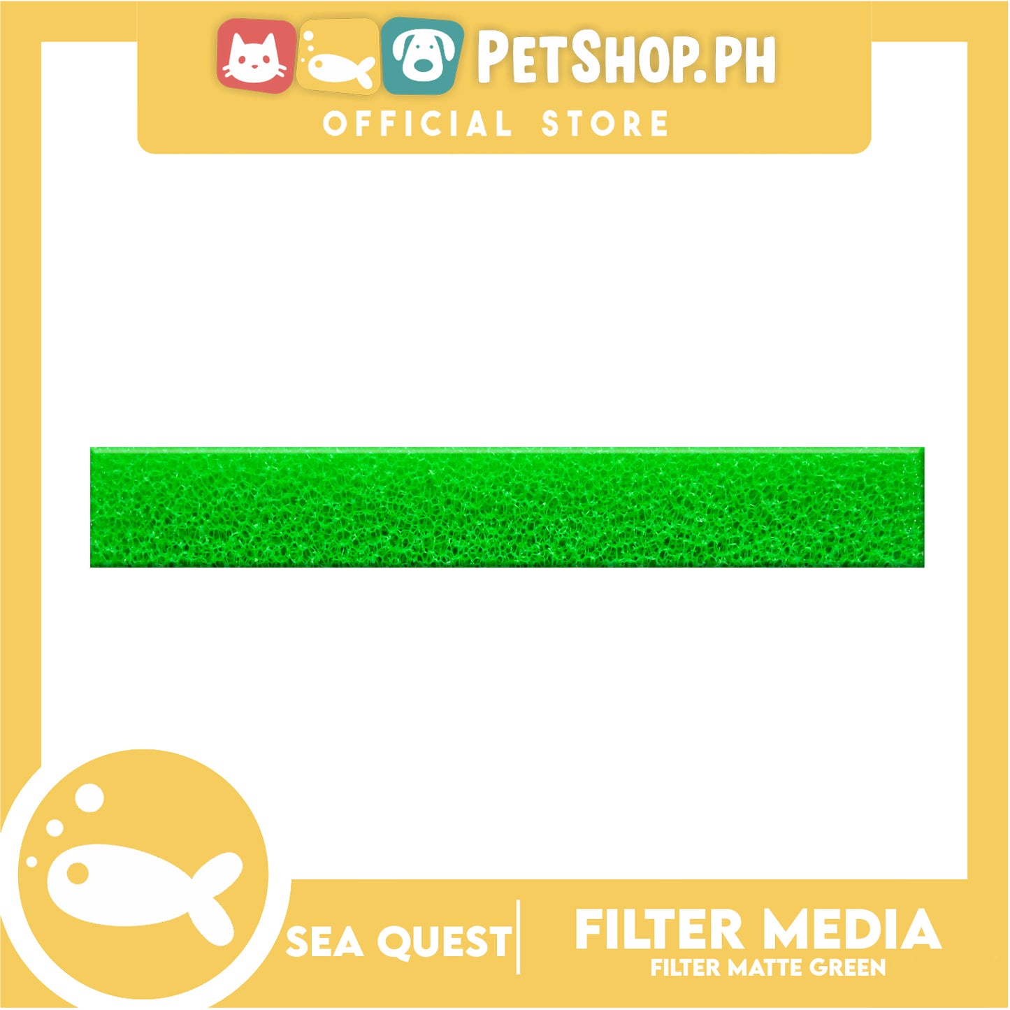 Sea Quest Filter Media Biological Filter Matte Green