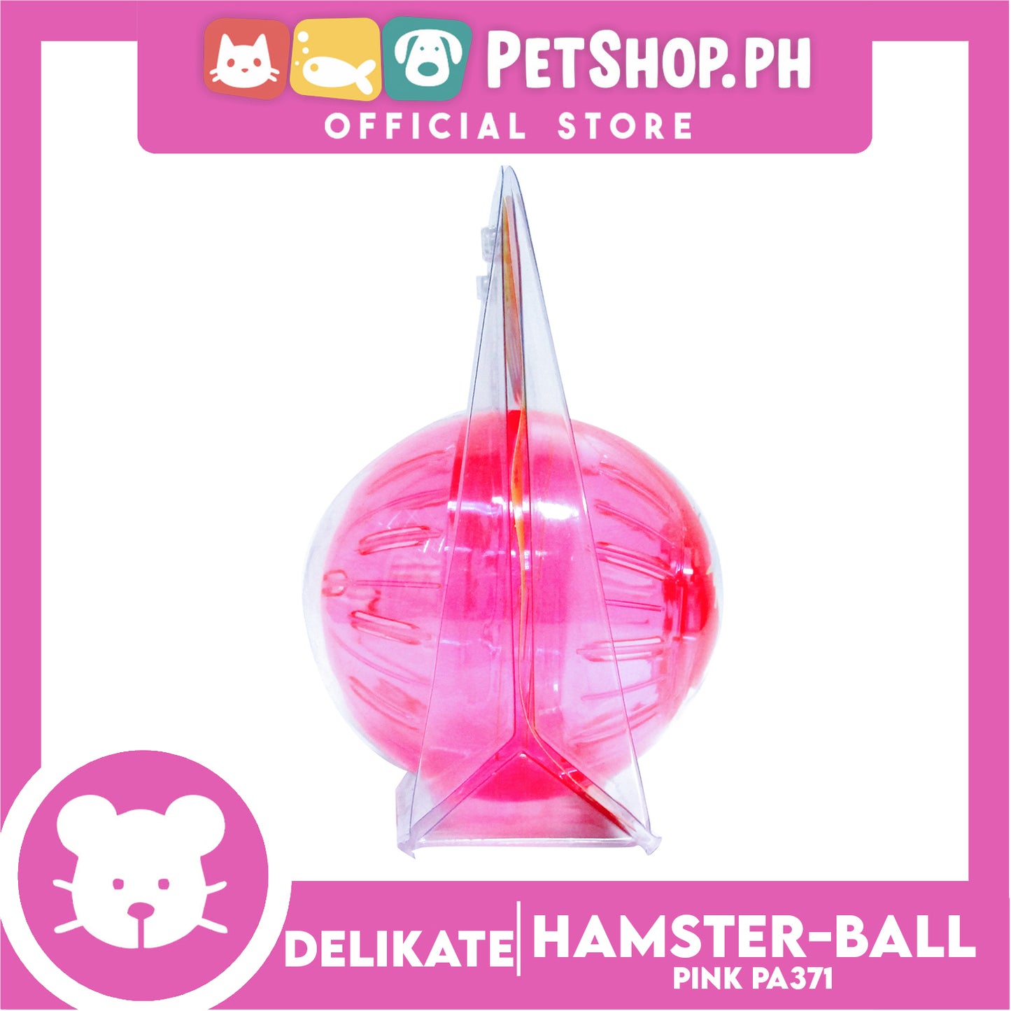 Delikate Hamster Ball Pink