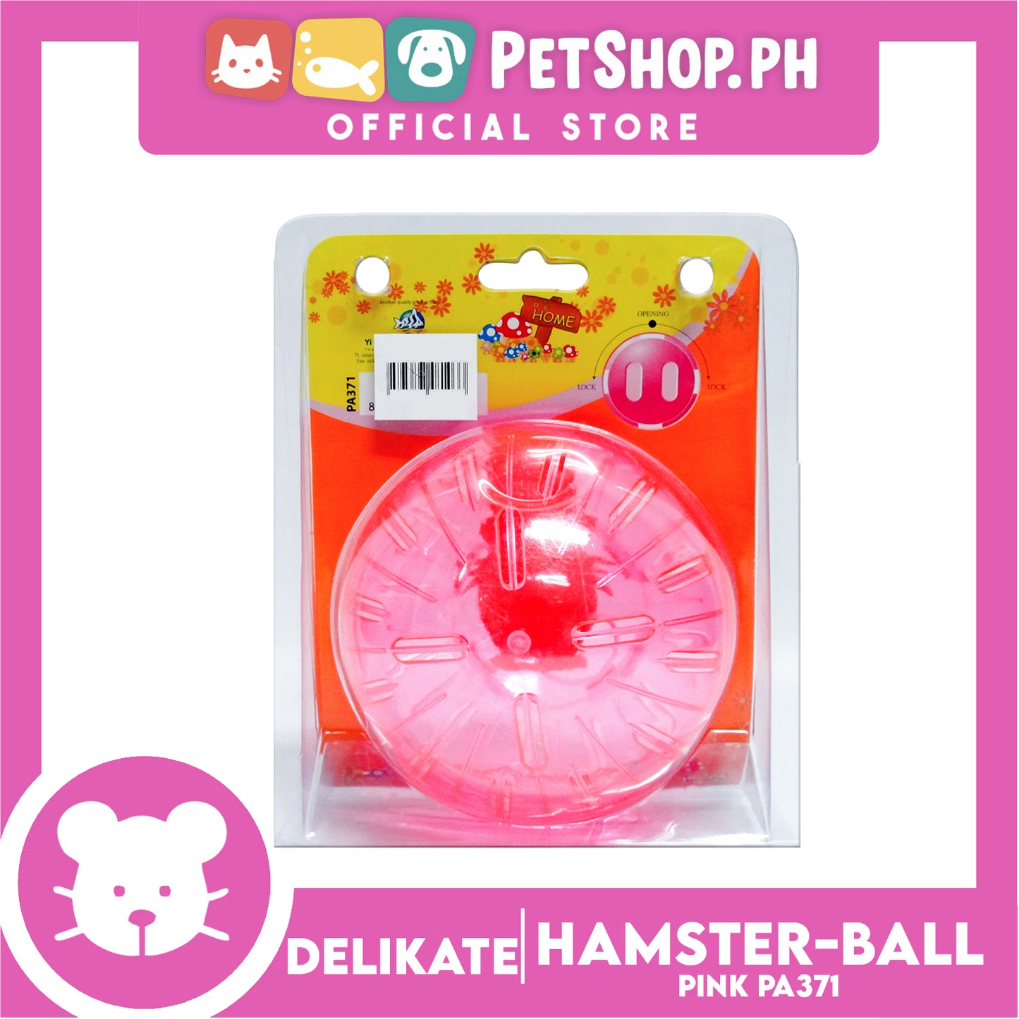 Delikate Hamster Ball Pink