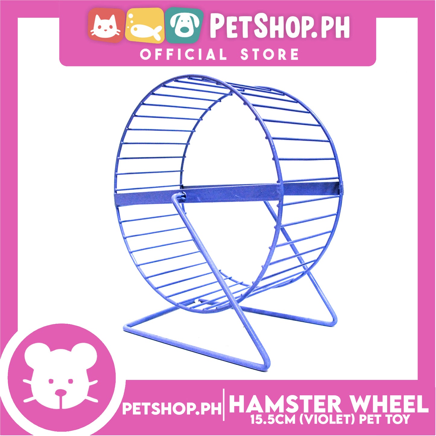 Hamster Wheel Violet 15.5cm