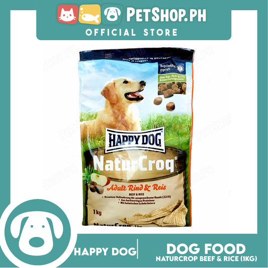 Happy Dog Naturcroq Beef & Rice 1kg