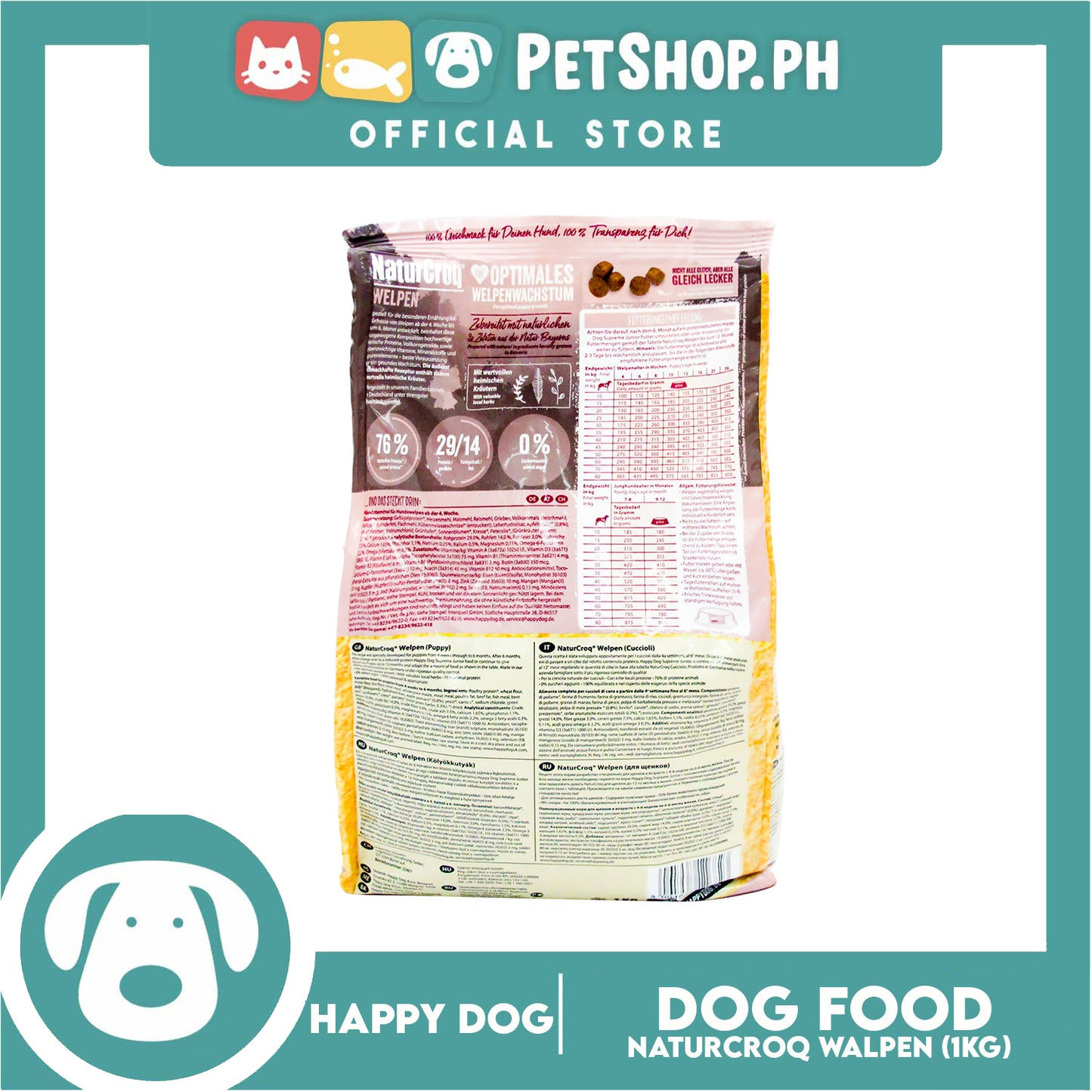 Happy Dog NatureCroq Welpen 1kg