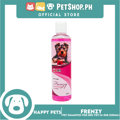 Happy Pets Frenzy Shampoo 250ml (Assorted Scent) Dog Shampoo