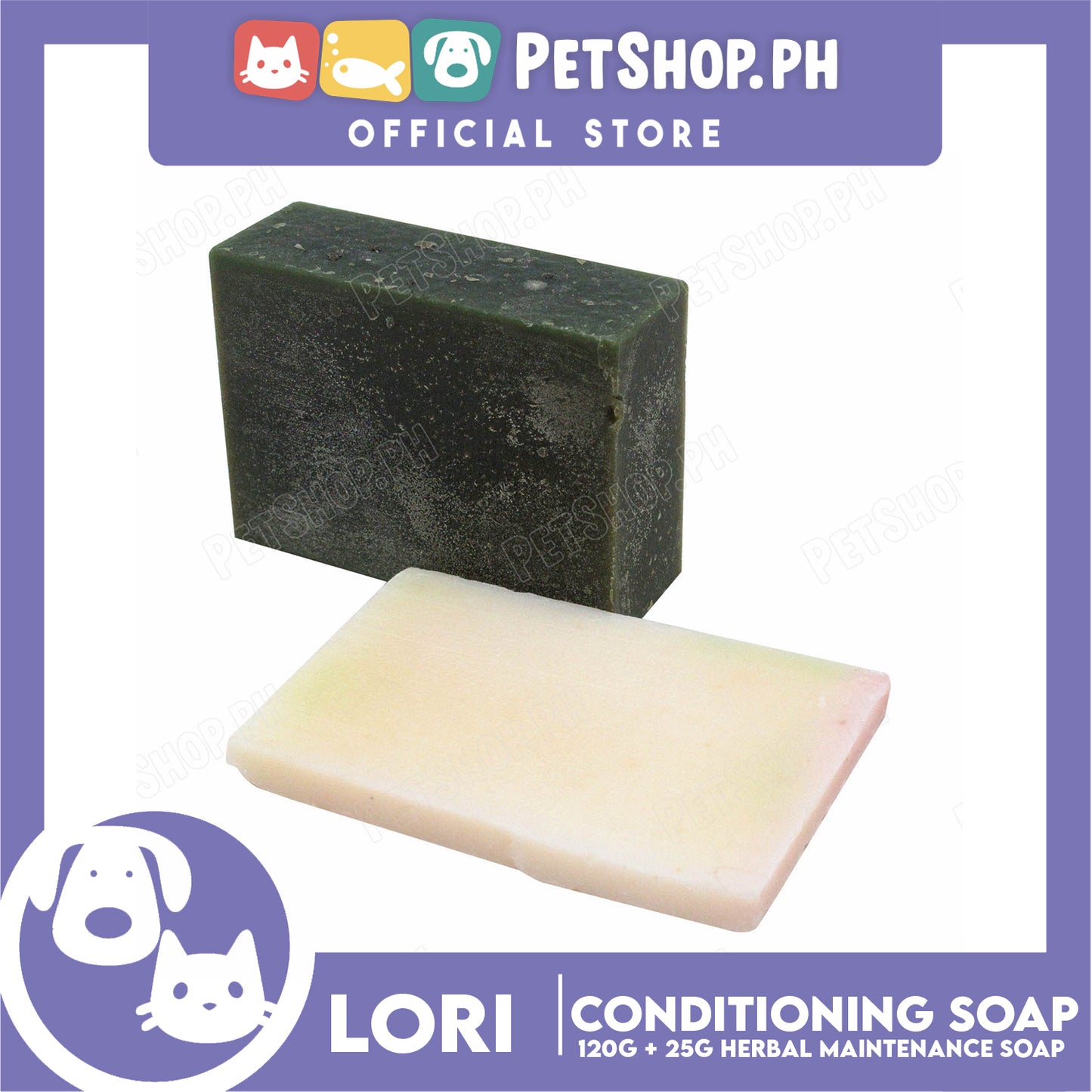 Nature's Lather At Work Lori Soap Non-Toxic 120g (Herbal Maintanance Soap) Dog Soap, Dog Grooming