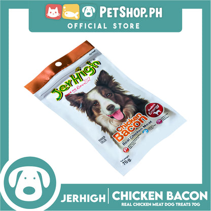 Jerhigh Real Chicken Meat Stick 70g (Chicken Bacon) Dog Treats
