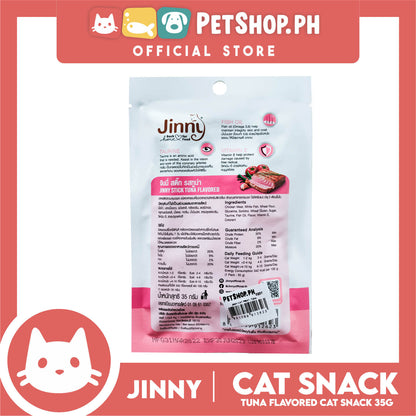 Jinny Cat Stick Treats 35g (Tuna Flavored) Cat Food, Cat Snacks