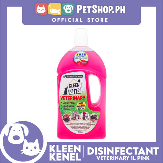 Kleen Kenel Pet Disinfectant Deodorizer Cleaner With Madre De Cacao 1 Liter (Floral Boom Scent)