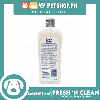 Lambert Kay Fresh 'N Clean Oatmeal and Baking Soda Shampoo for Dogs and Cats 18oz (Tropical Fresh)