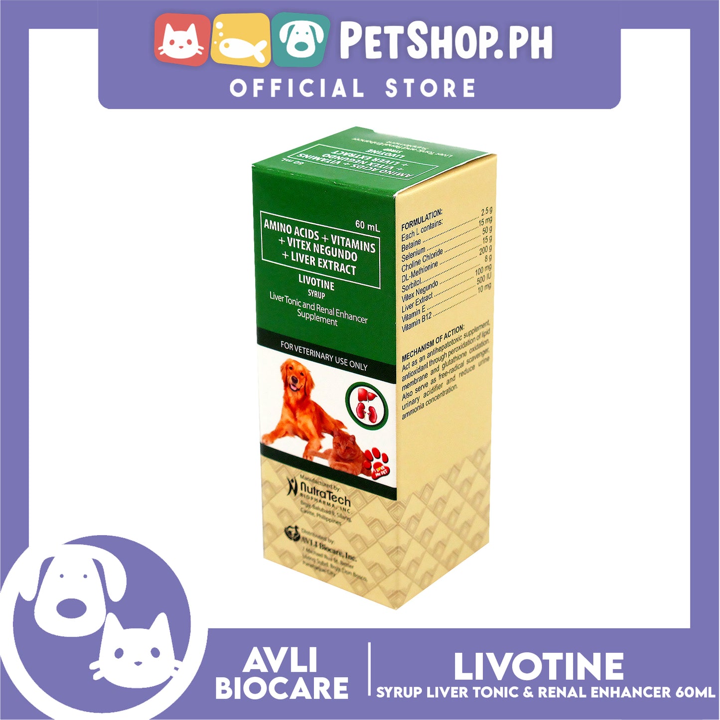 Livotine Syrup Liver Tonic And Renal Enhancer 60ml