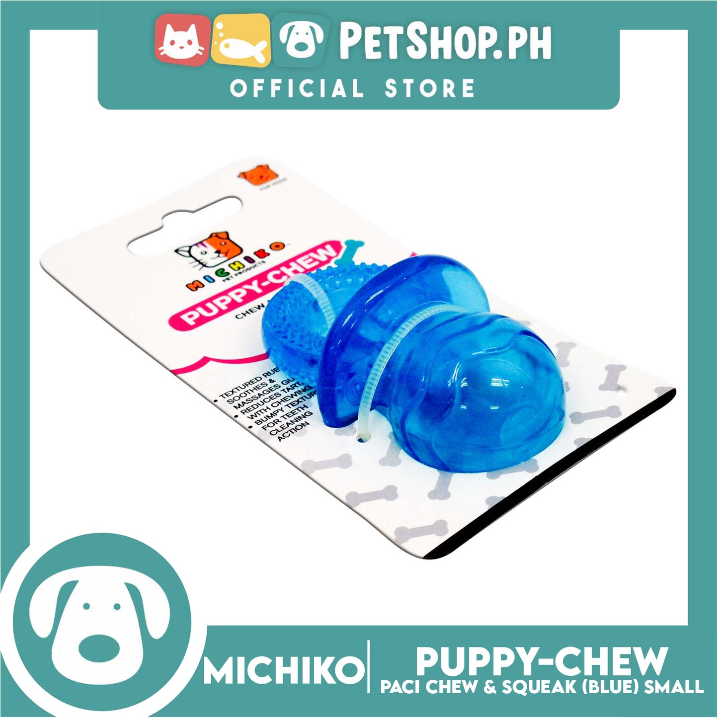 Michiko Paci Chew Blue Small