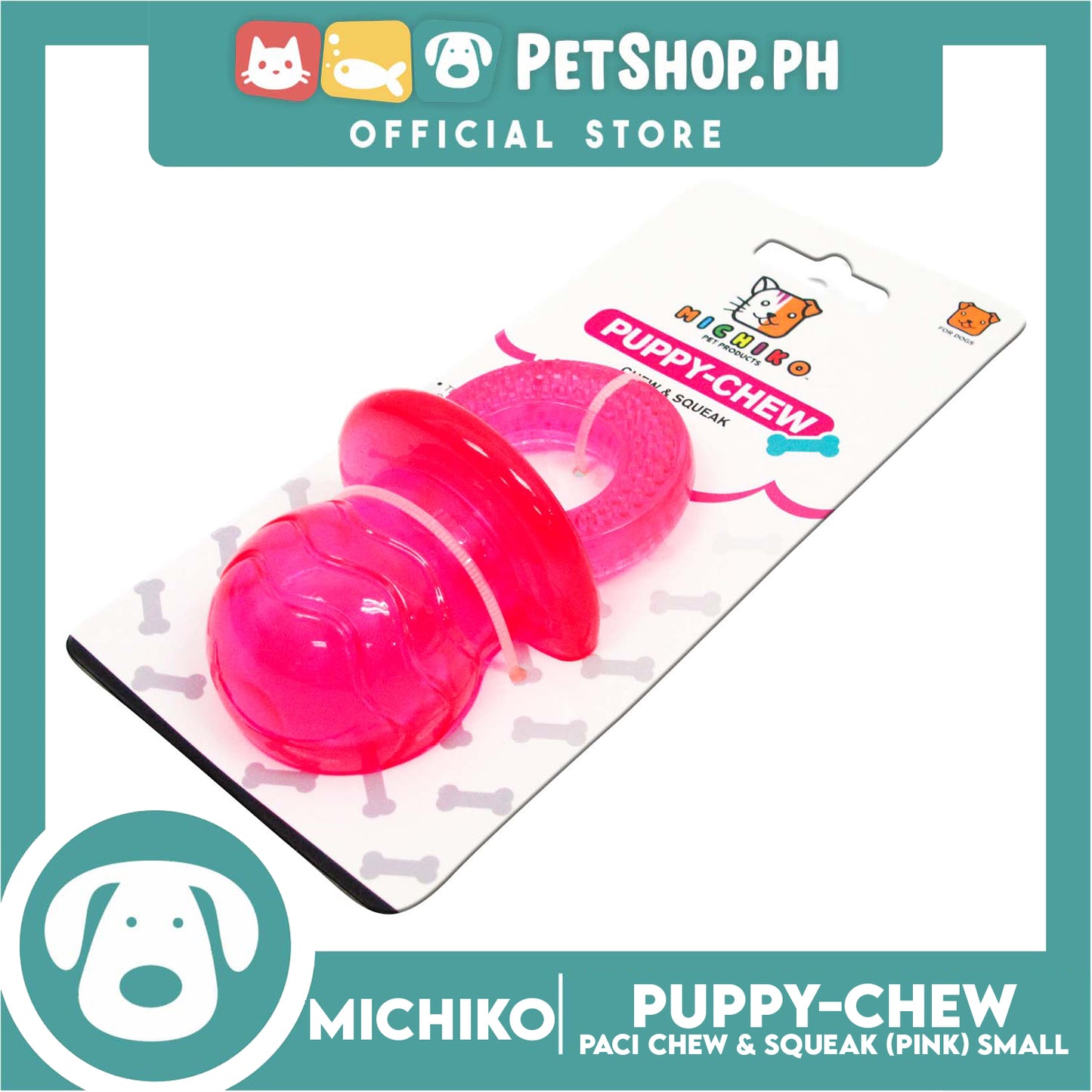 Michiko Paci Chew Pink Small