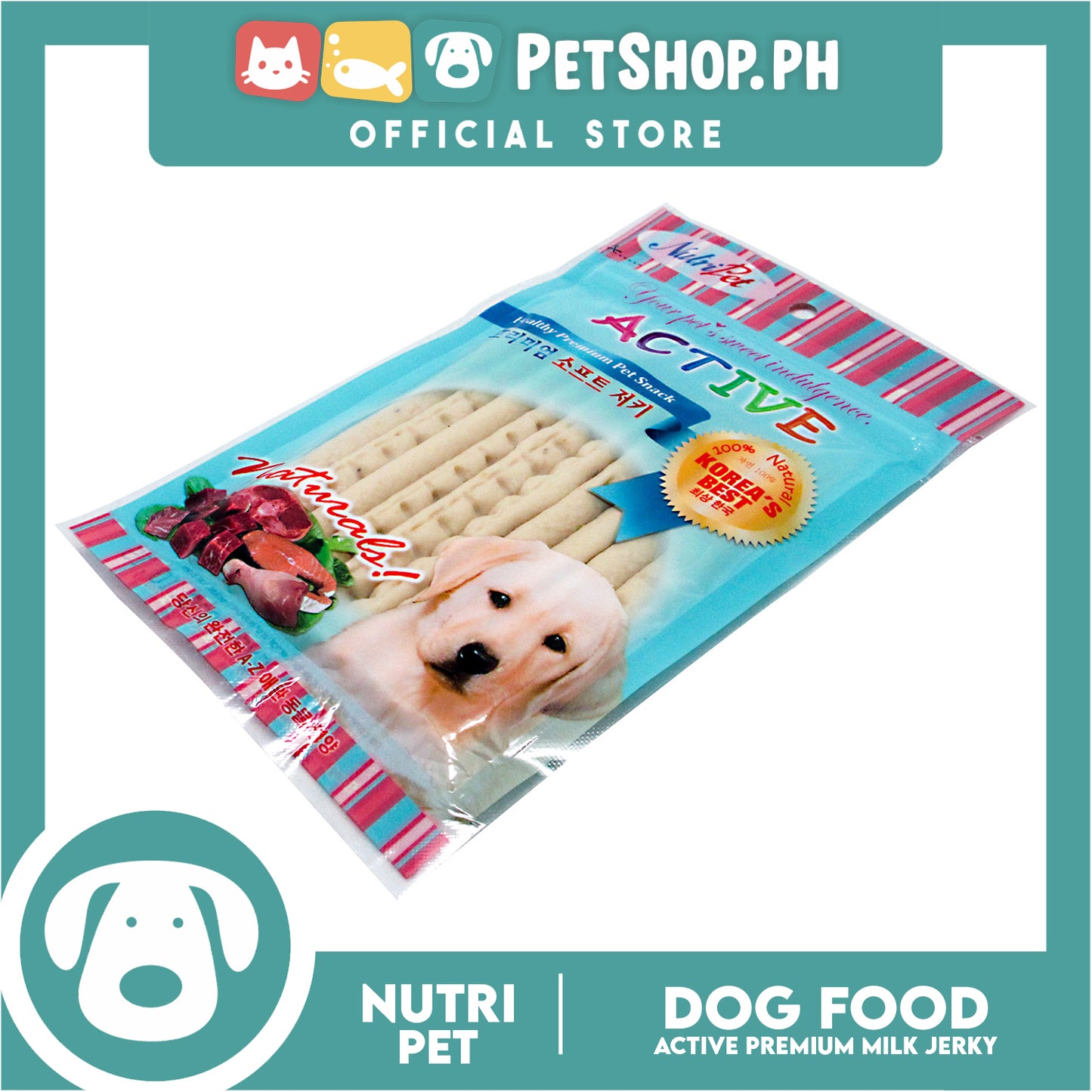 Nutripet Milk Jerky-(644) 80g