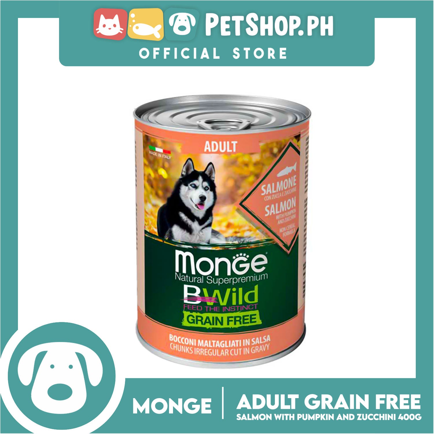 Monge super premium dog food best sale