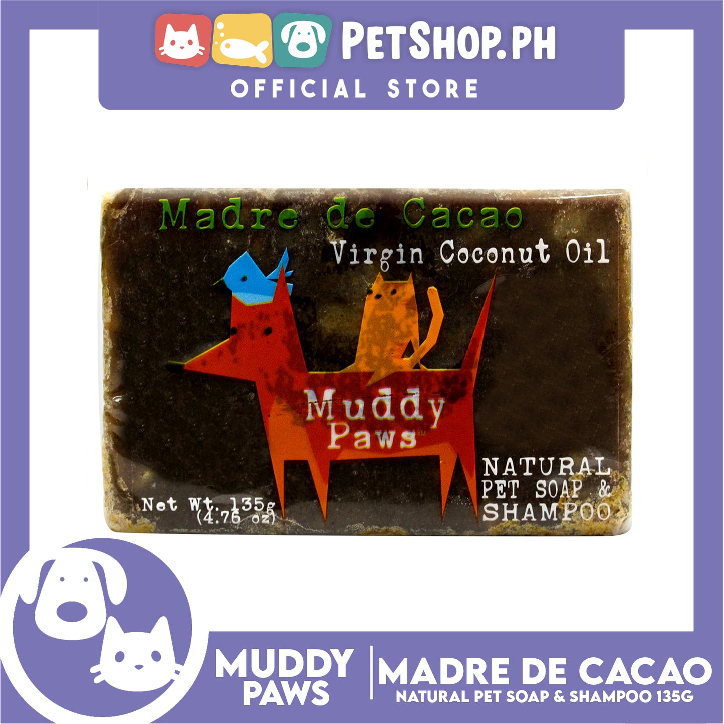 Muddy Paws Madre de Cacao 135g