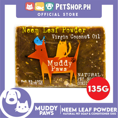 Muddy Paws Neem Leaf Powder VCO 135g Natural Pet Soap and Conditioner