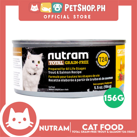 Nutram T24 Total Grain-Free Trout and Salmon Meal Recipe Cat Food