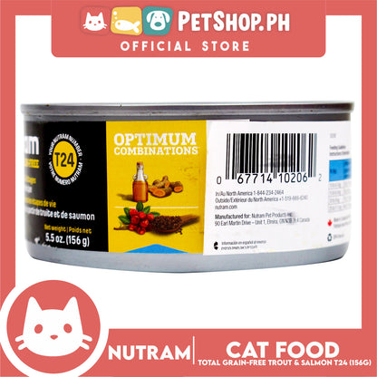 Nutram T24 Total Grain-Free Trout and Salmon Meal Recipe Cat Food