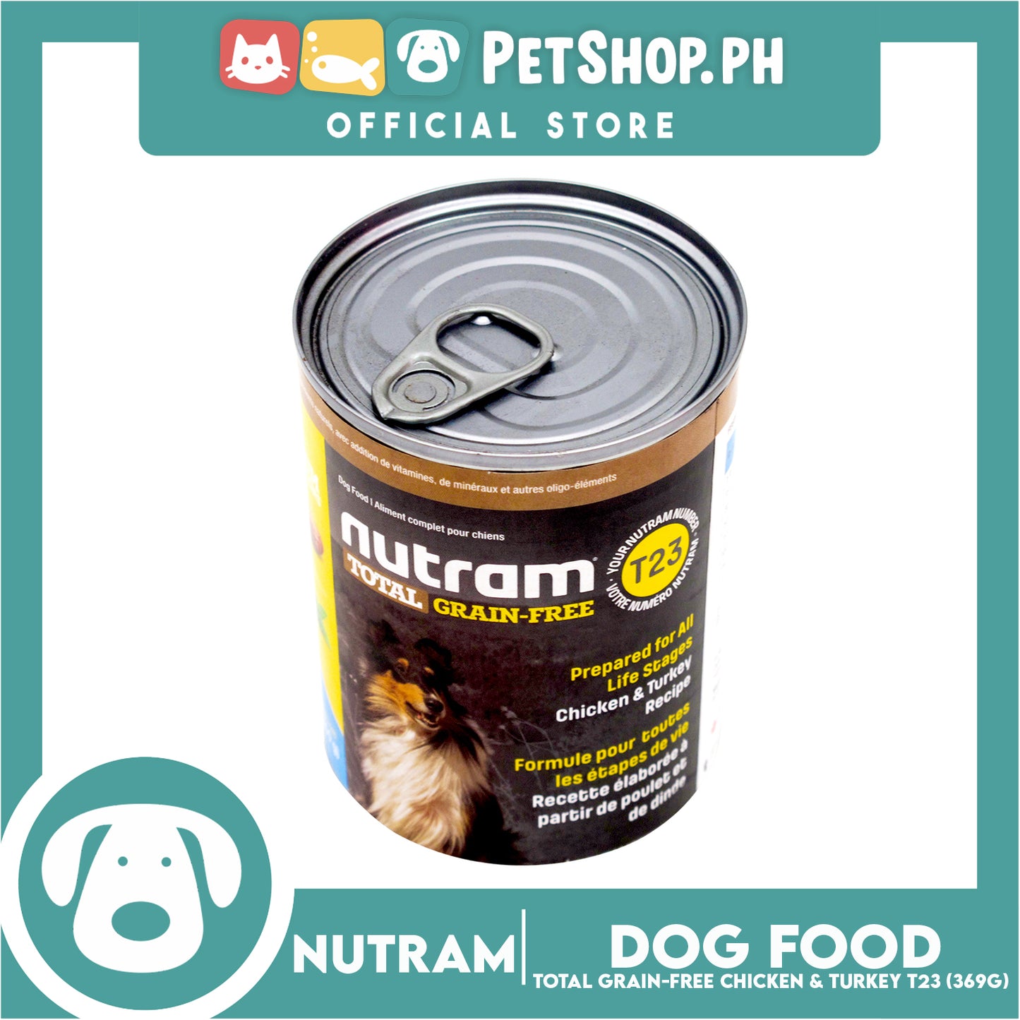 Nutram T23 Total Grain-Free Chicken and Turkey Recipe Dog Food