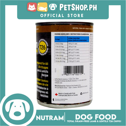 Nutram T26 Total Grain-Free Lamb and Lentils Recipe Dog Food