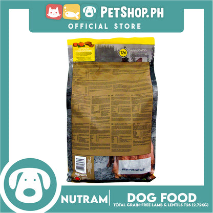 Nutram T26 Total Grain-Free Lamb and Lentils Recipe Dog Food