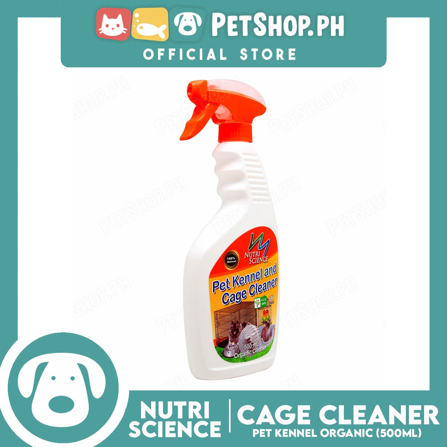 Nutri Science Pet Kennel and Cage Cleaner 500ml