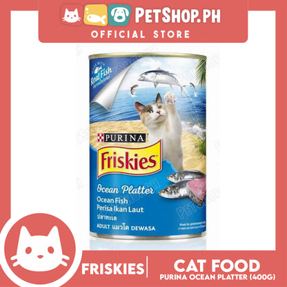 Friskies Adult Wet Ocean Platter Canned 400g