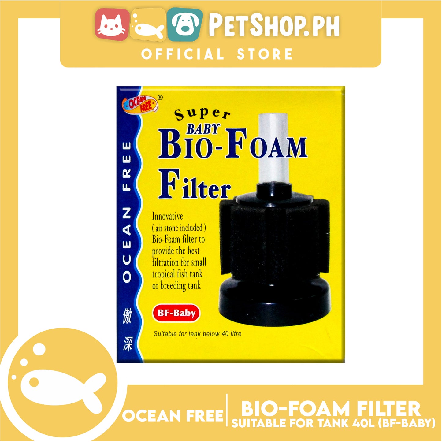 Ocean Free Super Baby Bio Foam Filter