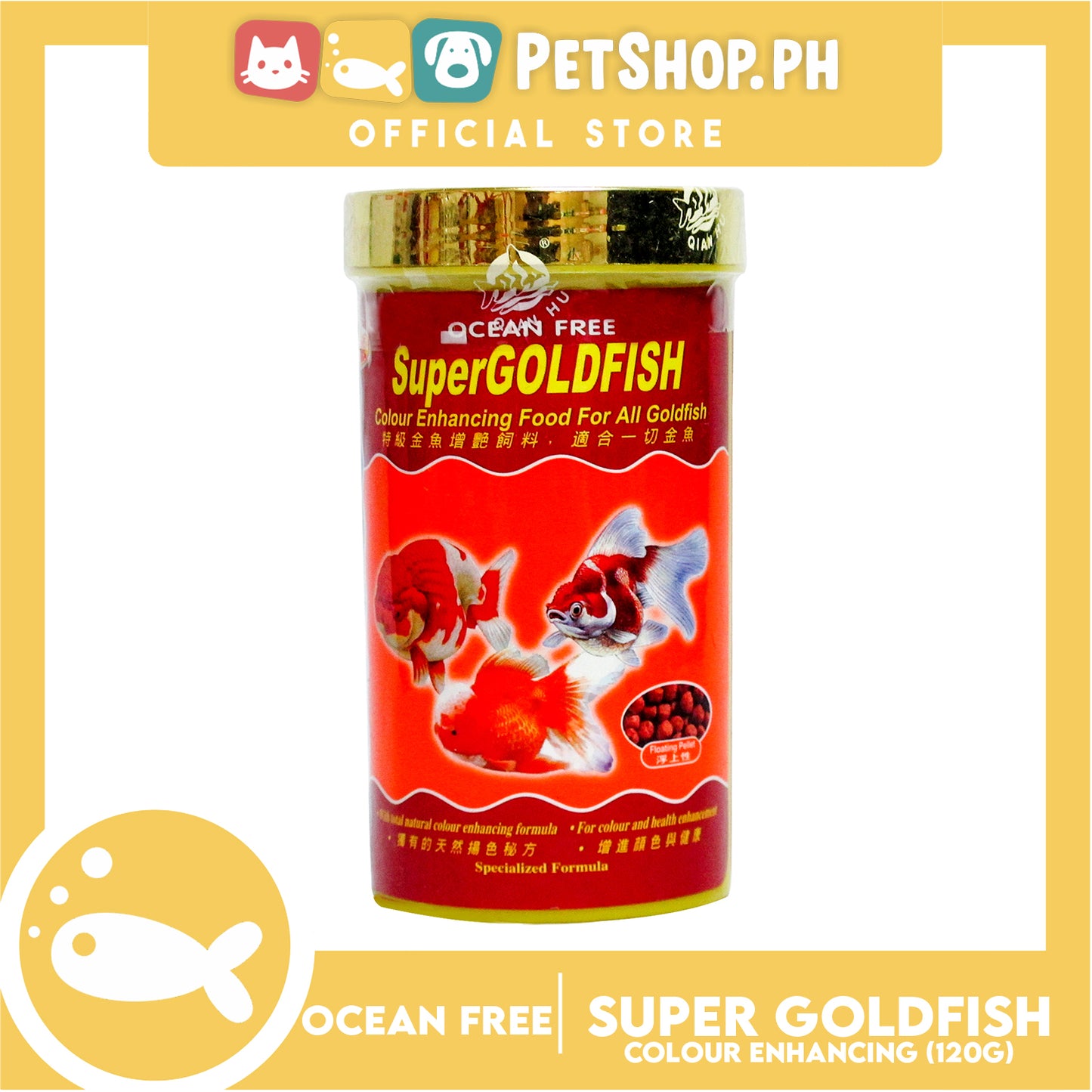 Ocean Free Super Gold Color Enhancing 120g