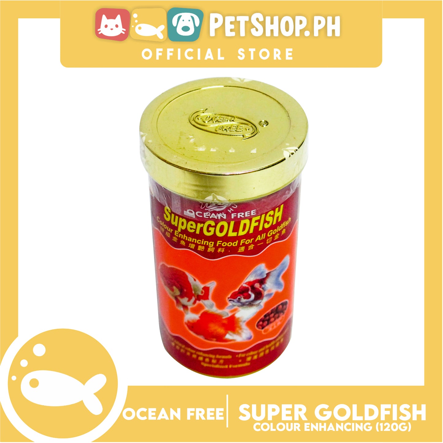 Ocean Free Super Gold Color Enhancing 120g