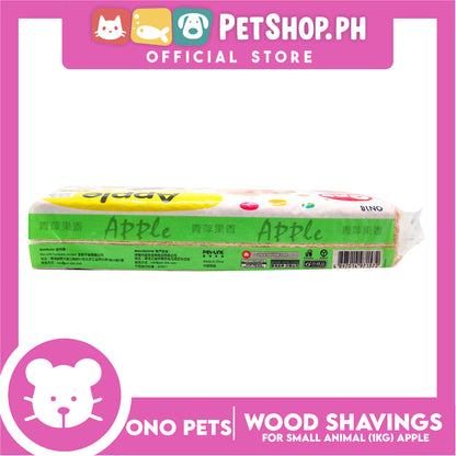 Ono Pets Wood Shavings Apple 1kg