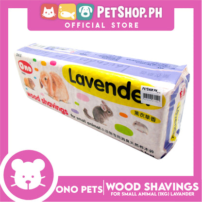 Ono Pets Wood Shavings Lavender 1kg