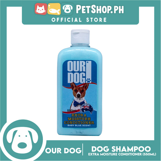 Our Dog Extra Moisture Conditioner, Baby Blue Scent 550ml Dog Grooming
