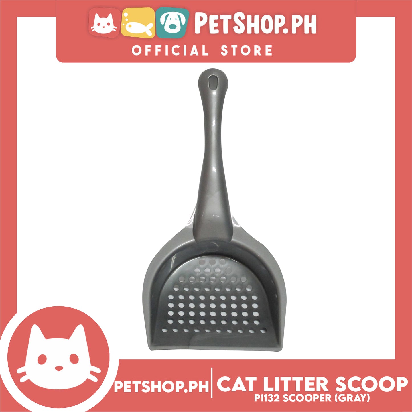 Cat Litter Scooper P1132 Gray