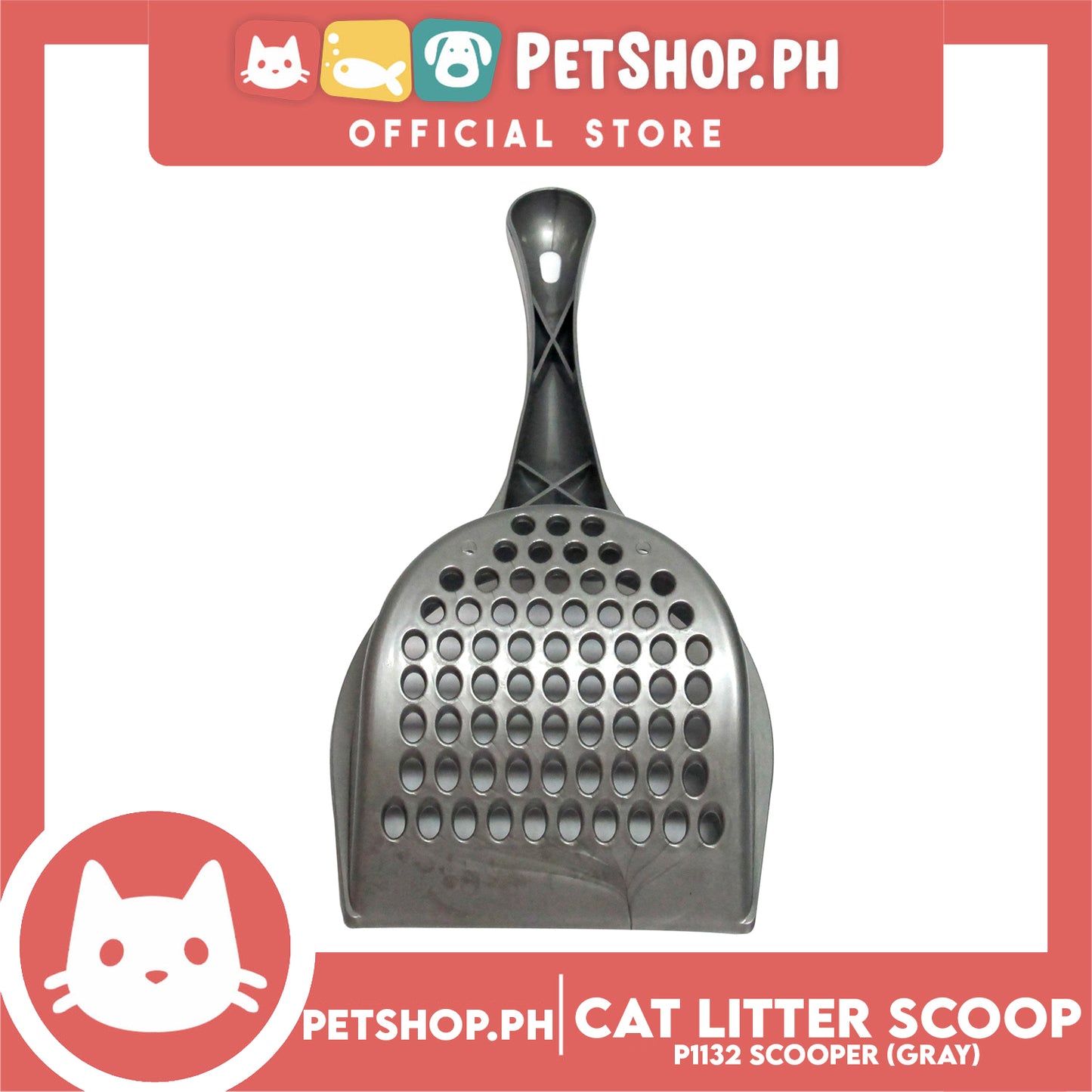 Cat Litter Scooper P1132 Gray