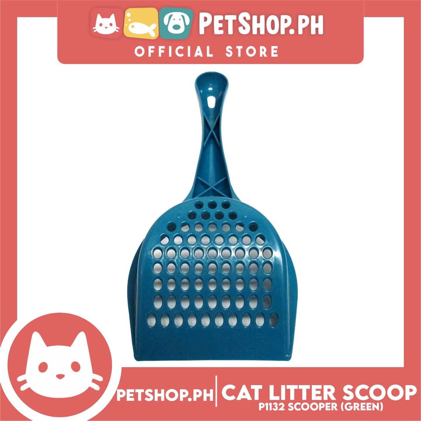 Cat Litter Scooper P1132 Green