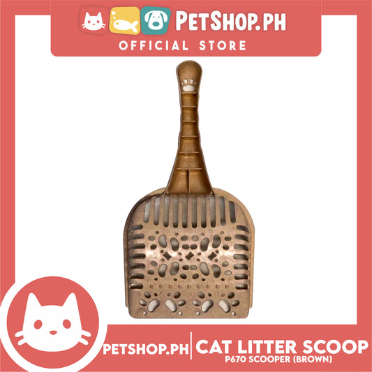 Cat Litter Scooper P670 Brown