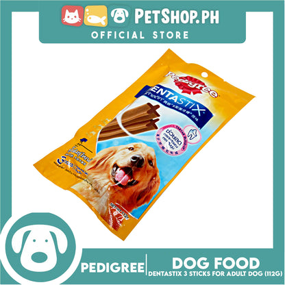 Pedigree DentaStix Large (25-50kg) 112g (3 Sticks) Dog Dental Treats