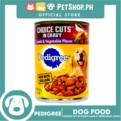 Pedigree Wet Choice Cuts with Lamb & Vegetables 375g