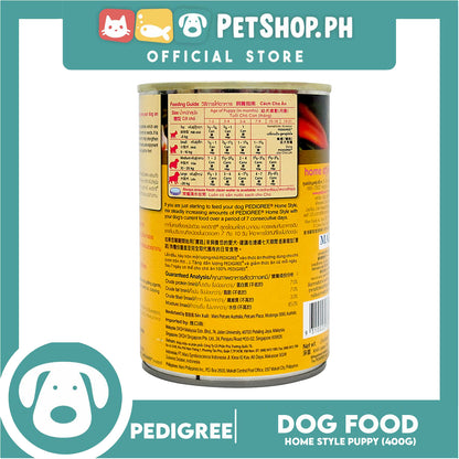 Pedigree Home Style Puppy 400g Wet Canned Dog Food