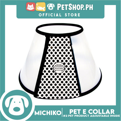 Michiko Pet E. Collar #2 Anti-Lick Anti-Bite Protection Cover Neck Cone For Cats And Dogs