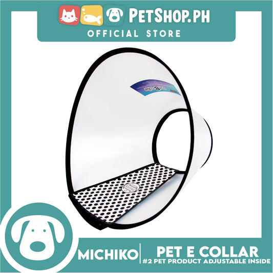 Michiko Pet E. Collar #2 Anti-Lick Anti-Bite Protection Cover Neck Cone For Cats And Dogs