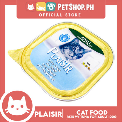 Plaisir Pate With Tuna 100g Cat Wet Food For Adult
