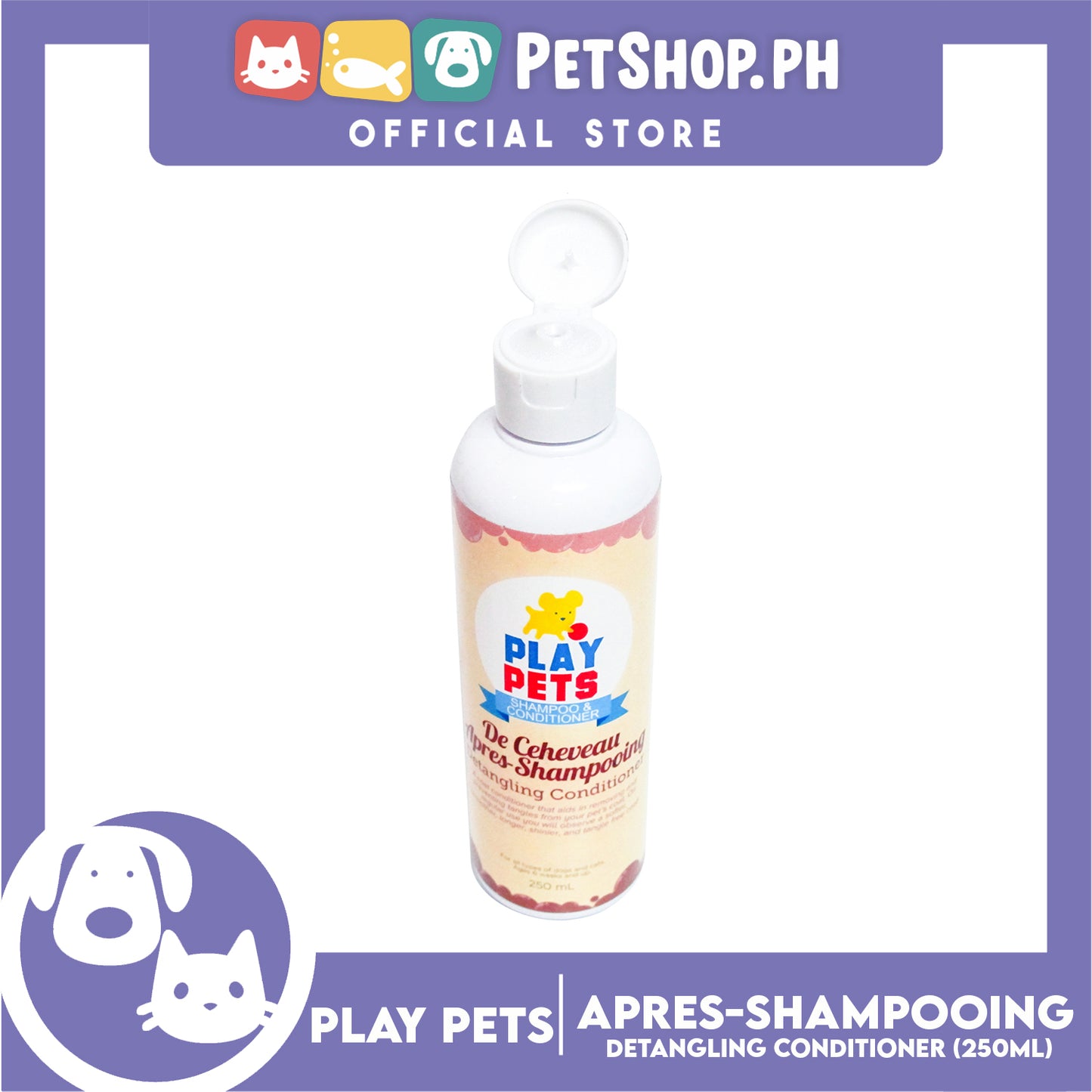Play Pets Detangling Conditioner 250mL